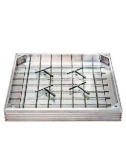 Alumínium burkolható aknafedlapok