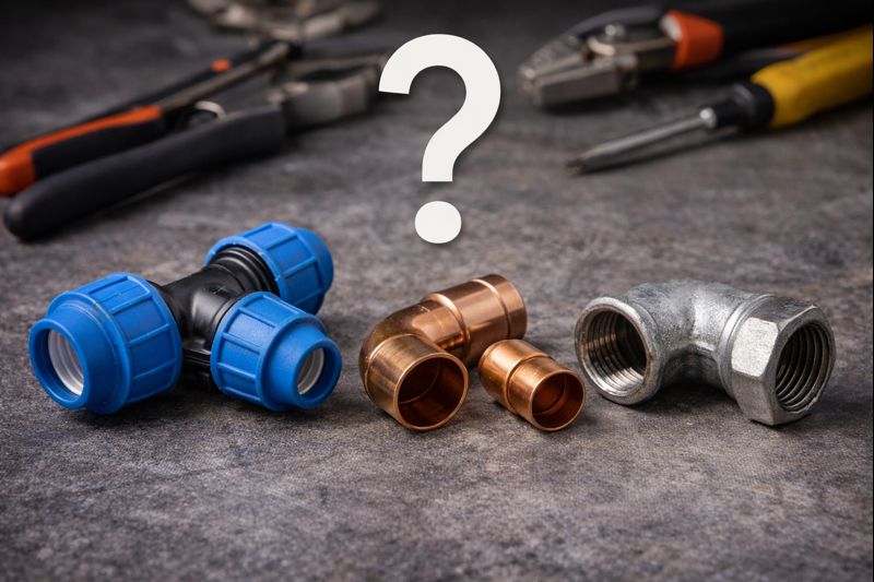 Csőidom választási útmutató: KPE, réz vagy horganyzott? (PN, SDR és szabványok alapján)